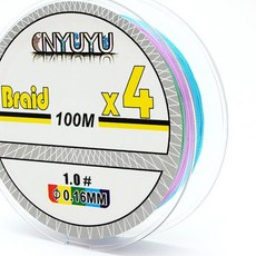 최고픽 4합사 1호 100m 합사낚시줄