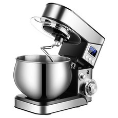 가정용 반죽기 전동 휘핑기 거품기 스탠드 믹서 5L 1200W, --SC-205E스테인레스타이밍5LDC600W