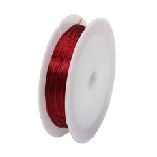 HAIMINGJUN 금속 멀티 옵션 혼합 색상 10 M/롤 쥬얼리 결과 DIY 장식 만들기, 설명한대로, 철선, 빨간색