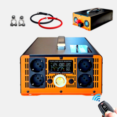 에코H 순수정현파 인버터 60Hz 220V 국내용 한국형 차량용 캠핑용 차박용 컨버터, 8000W x 12V, 1세트