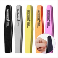 다이아 양면 네일샌딩 샌딩블럭, 오렌지, 1개