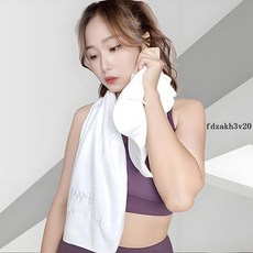 圍脖面巾 吸汗運動毛巾加長擦汗健身房跑步瑜伽墊巾大汗巾禮品毛巾定制logo, 咖啡,加大運動巾 60*120厘米, 1個