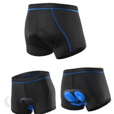 남성 자전거 라이딩 전용 쿠션 패드 일체형 속바지 엉덩이 충격 흡수 통기성 메쉬