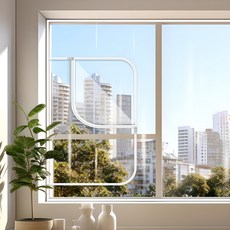 GUMDONGE 窗戶 陽臺 EVA 拉鍊式 防外風 防風塑膠布, 1個