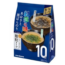 marukome 大容量冷凍乾燥顆粒味噌湯 青酸 + 黑昆布口味 10入, 1個, 60g