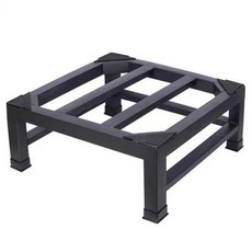 건조기거치대 드럼세탁기 앵글 식기세척기 랙, 1개, 엑스트라 두꺼운 블랙 60 x 60x30