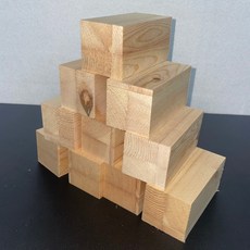 마인드픽스 우드카빙 조각용 목재 나무, 50 x 50 x 50mm