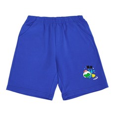 Crocodile Junior 鱷魚潛水針織短褲 淺藍色