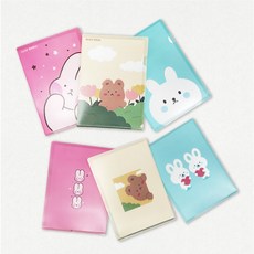 [삼영피피] A5 L홀더 0.35T 프리미엄 L자파일 3종, 1개, A5 굿베어 5매