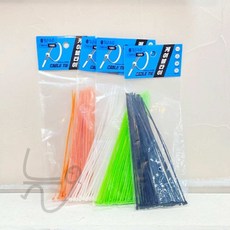 늘쎗트 케이블타이 200mm 50개입 색상랜덤 케이블정리홀더