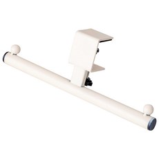 90直直買 桌邊掛鉤 夾式設計 承重20公斤 桌面收納, 白色, 1個