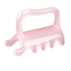 전신 꾹꾹이 두피 수지 괄사 얼굴 페이스 도구 로즈쿼츠 지압 기구 마사지기 바디 목, 핑크, 1개