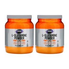[1+1] NOW Foods 나우푸드 스포츠 L 글루타민 1kg 파우더 분말 가루 엘글루타민 Glutamine Powder 아미노산 비건 2개