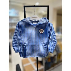 [해피랜드] 봄 60% /간절기에 입기 좋은 바람막이 스타일 면 점퍼 /안감 전체 메쉬망으로 한여름에도 들러붙지 않게 /통통한 아기는 사이즈업 추천*루카체크점퍼*