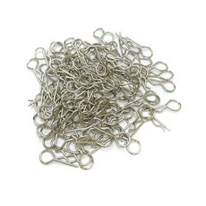 호환 14 18 16 바디 클립 벤드 포스트 부품 트럭 버기 RC 자동차 WLtoys 144001 12428 124019 124018 A959 A979, 100pcs silver