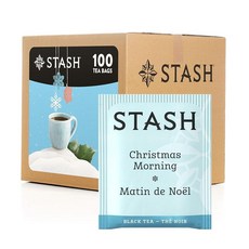 Stash 크리스마스 모닝 블랙 티백 100개입 1세트
