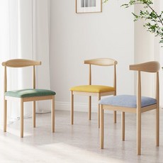 홈비 모던우드 인테리어 주방 편한 식탁의자, 화이트(가죽), 1개