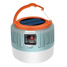 太陽能充電露營燈 戶外應急照明 USB手機充電 多功能LED燈, 709橙色