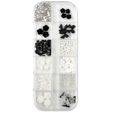 바르나 네일파츠스톤 12칸 세트, 1개, G타입