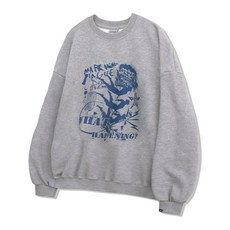 OCELOT C14 스페이스 오버핏 맨투맨 멜란지 278590