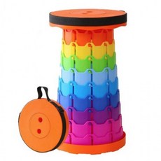 활동성 좋은 여성 베이직 스포츠 스커트 야외의자 접이식의자 아코디언의자 캠핑의자, 1개, 오렌지_FREE