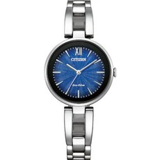 CITIZEN Eco-Drive 藍色羅馬數字女錶