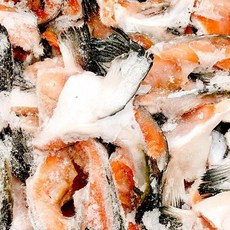 연어 아가미살 턱살 특수부위 냉동 연어가마살 턱살구이, 1개, 2kg