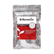 헤나킹 친환경 두피보호 천연 유기농 헤나 염색 100g / 구매금액별 선물증정, 네추럴 브라운, 1개