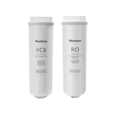 Puretron DF600淨水器替換濾芯組 (RO逆滲透 PCB複合濾芯)一年份, 1套, 普立創DF600-PCB+RO濾心 各一入