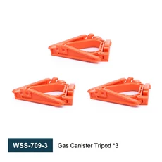 Widesea 가스 탱크 선반 브래킷 4PC 터 접이식 도구 캐 야외 병 스탠드 삼각대 캠핑, WSS 709 2, 1개