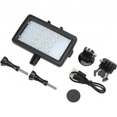 72개의 구슬로 빛을 채우는 수중 LED 조명 5000LUX 밝기 3000mAh 충전식 배터리 IPX8 40M 깊이 다이빙 및 촬영을 위한 8가지 색상 모드, 72개의 구슬로 빛을 채우는 수중 LED 조명 5000