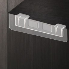피제이에스 간편한 부착식 벽선반 고정 브라켓 지지대 무타공, 본상품, 1