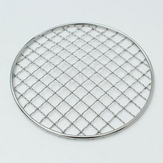 Kinos 캠핑고기불판 원형 스텐 미니 석쇠 18cm