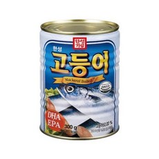 한성 고등어 통조림 실온 캔 찌개 국 무조림, 300g, 4개