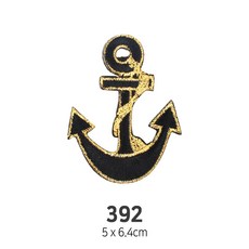 와펜 DIY 자수 패치 와펜모음 열부착식와펜, 4개, 와펜 패치 392번