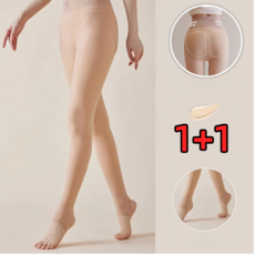 미블룸 여성 골프 UV 자외선차단 발고리형 힙업 보정 스타킹1+1