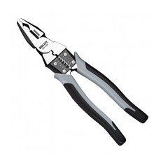 플로메리아 델리시 다기능 펜치 9인치 대형 #2105 DELIXI 산업용 5IN1 멀티 플라이어 전선 스트리퍼 터미널압착 만능 뺀지 전선탈피기, 1개, DELIXI 9인치2105