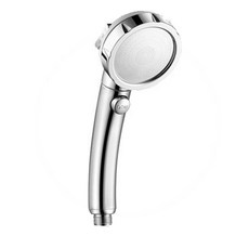 애니틴 샤워기헤드 수압상승 샤워헤드 온오프 샤워기, 실버, 1개, 온오프샤워기