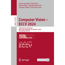 (영문도서) Computer Vision - Eccv 2024: 18th European Conference Milan Italy September... Paperback, Springer, English, 9783031732010
