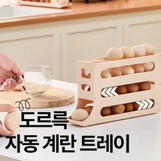 셀레슨 도르륵 계란 트레이 30구 자동, 1개, 에그베이지
