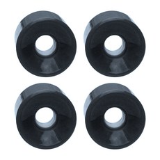 shangren 4 내구성 PU 스케이트 보드 휠 롱 보드 스케이트 베어링 롤러 하우징 크루저 롱 보드 수리 유지 보수 부품, 검정