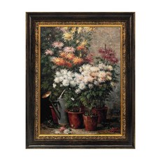 FOLKOR 빈티지 골드 화려한 프레임 25.4x25.4cm(10x10인치) 스트레치 캔버스 유화용 5.6cm(2.2인치) 너비의 클래식 원목 프레임 드로잉용 다이아몬드 아트, 6x8", 블랙 골드