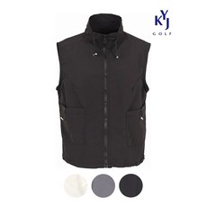 김영주골프 봄가을 하이넥 스트링 포켓 조끼 경량 데일리 여성 골프 베스트 DQSLVE09