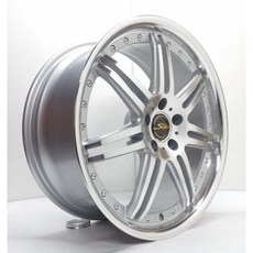 【FK鋁圈】19吋 5/112 T127 銀底車面 鋁合金 輕量化 提升操控 時尚外觀, 1個