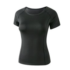 IFaith 修身網背瑜珈上衣 短袖 圓領 運動 網背運動 速乾 顯瘦舒適 T0022