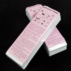 고급형 제모 왁싱 스트립 왁스 종이 페이퍼 부직포 머슬린 천 100매 컷팅, 1개