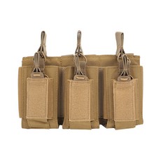 MOLLE 戰術背心彈匣包 762/556 彈匣袋 M4 M16 G36, 泥色