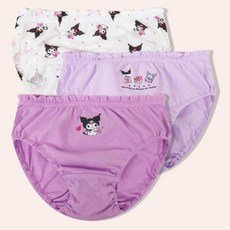 아트박스/프리미에팜 쿠로미 여아동 삼각팬티 3매 #2