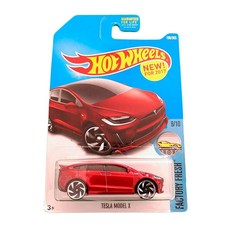 정품++ 핫휠 Hot Wheels 테슬라 모델 X - 세리 팩토리 프레시 9 10 (롱 카드)
