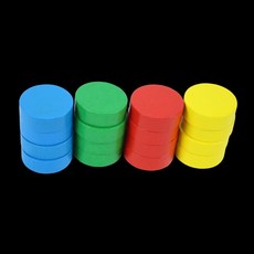 지아오 원목 말 4색 16개 윷놀이용 윷놀이말초록색 윷놀이말빨간색, 원목 말 4색 16개(윷놀이용), 1개, 상세페이지 참조